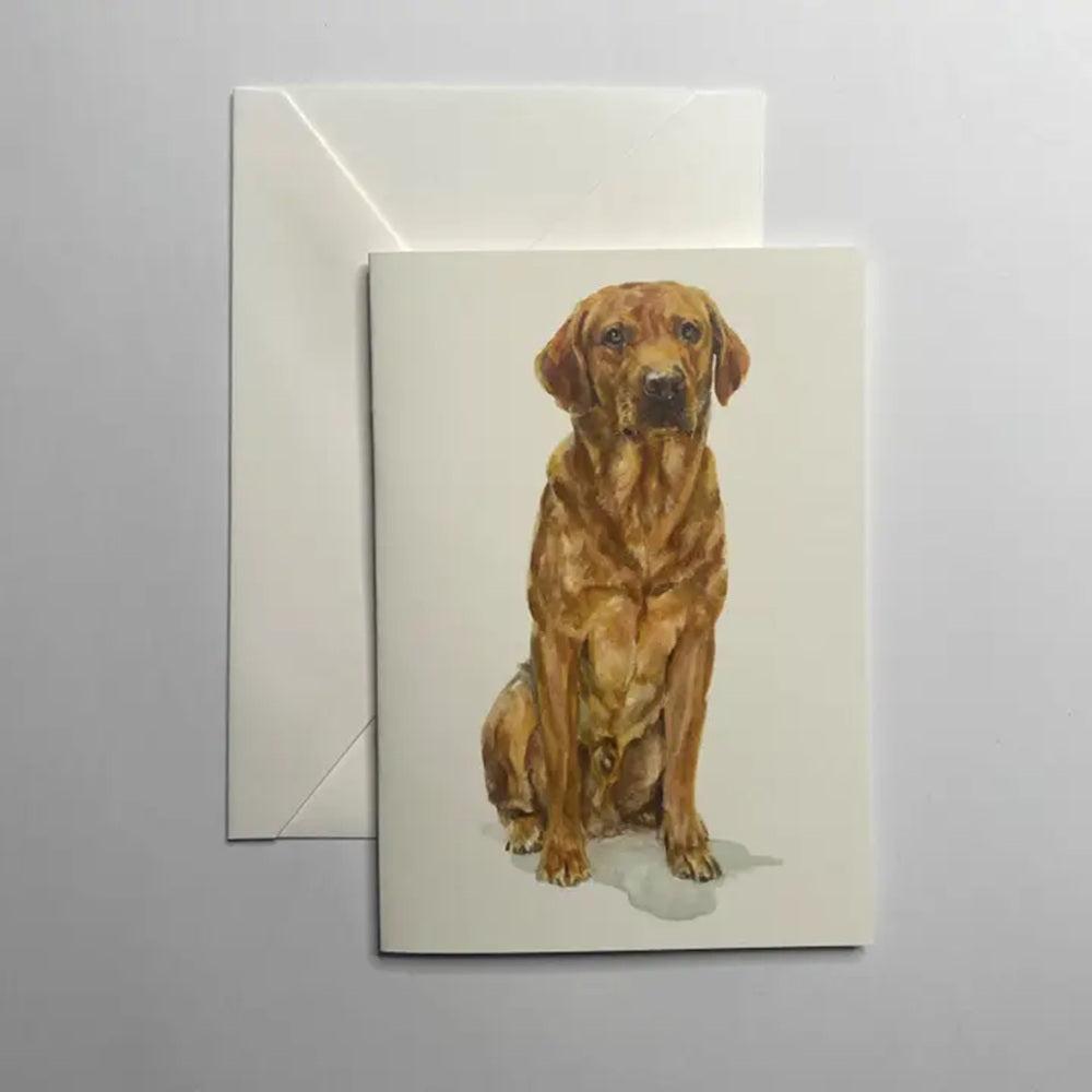 Fox Red Lab - Greeting Card-Gamefish
