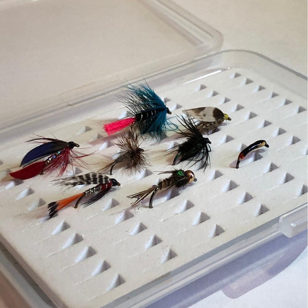 Gamefish Trout Fly Set - 8 Flies in fly box-Gamefish