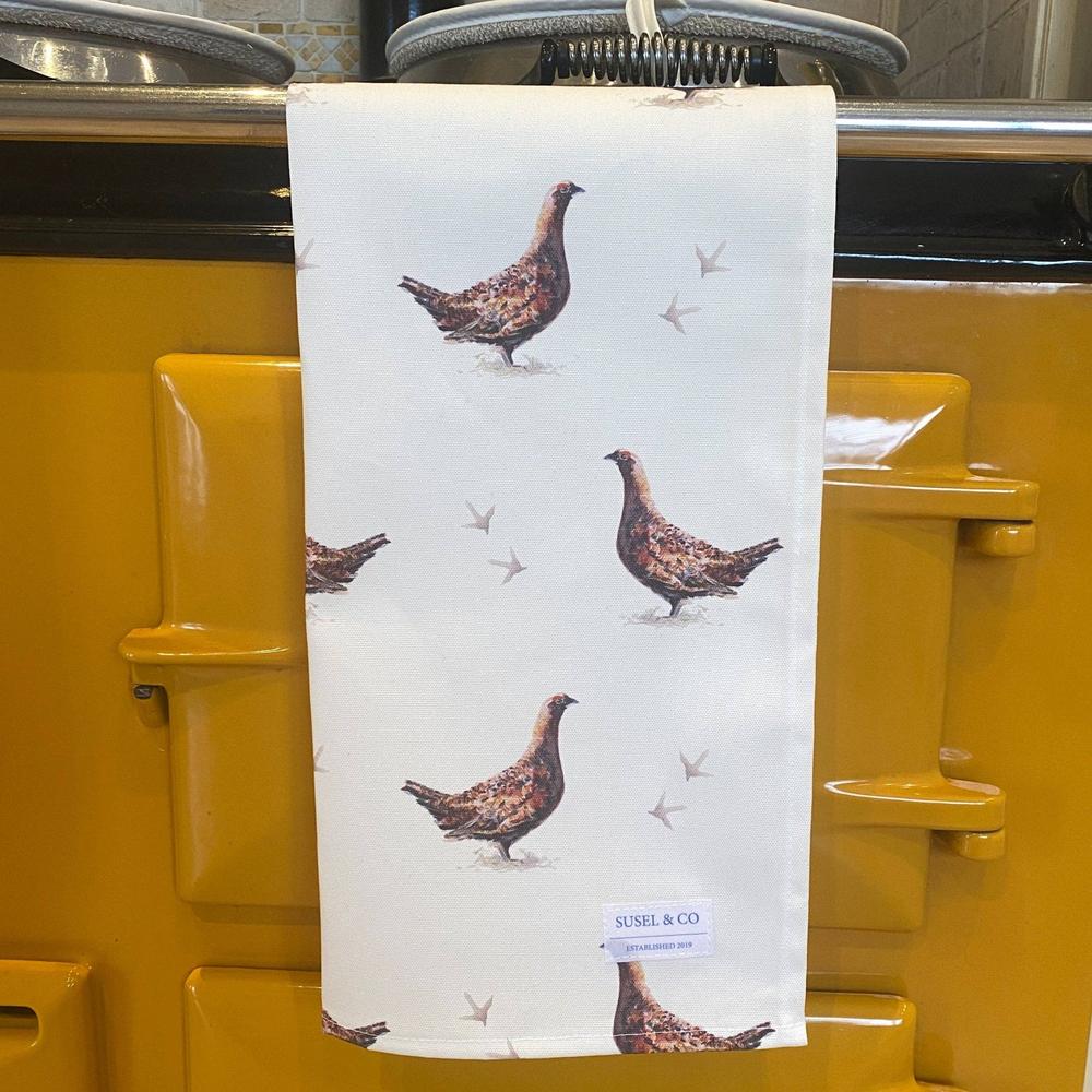 Grouse - Luxury Tea Towel: Grouse-Gamefish