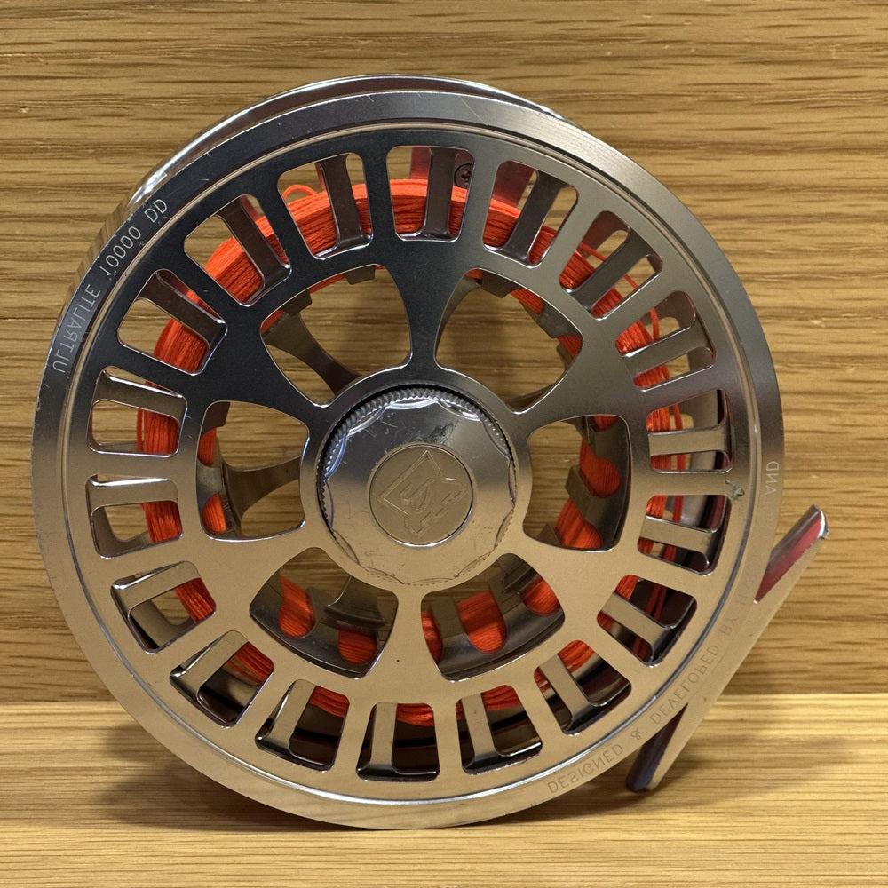 Hardy Ultralite 10000 DD reel with spare spool and pouch-Gamefish