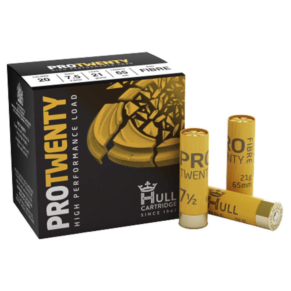 Hull Cartridge Pro 20 2000 20 Gauge - Fibre - Box of 25-Gamefish