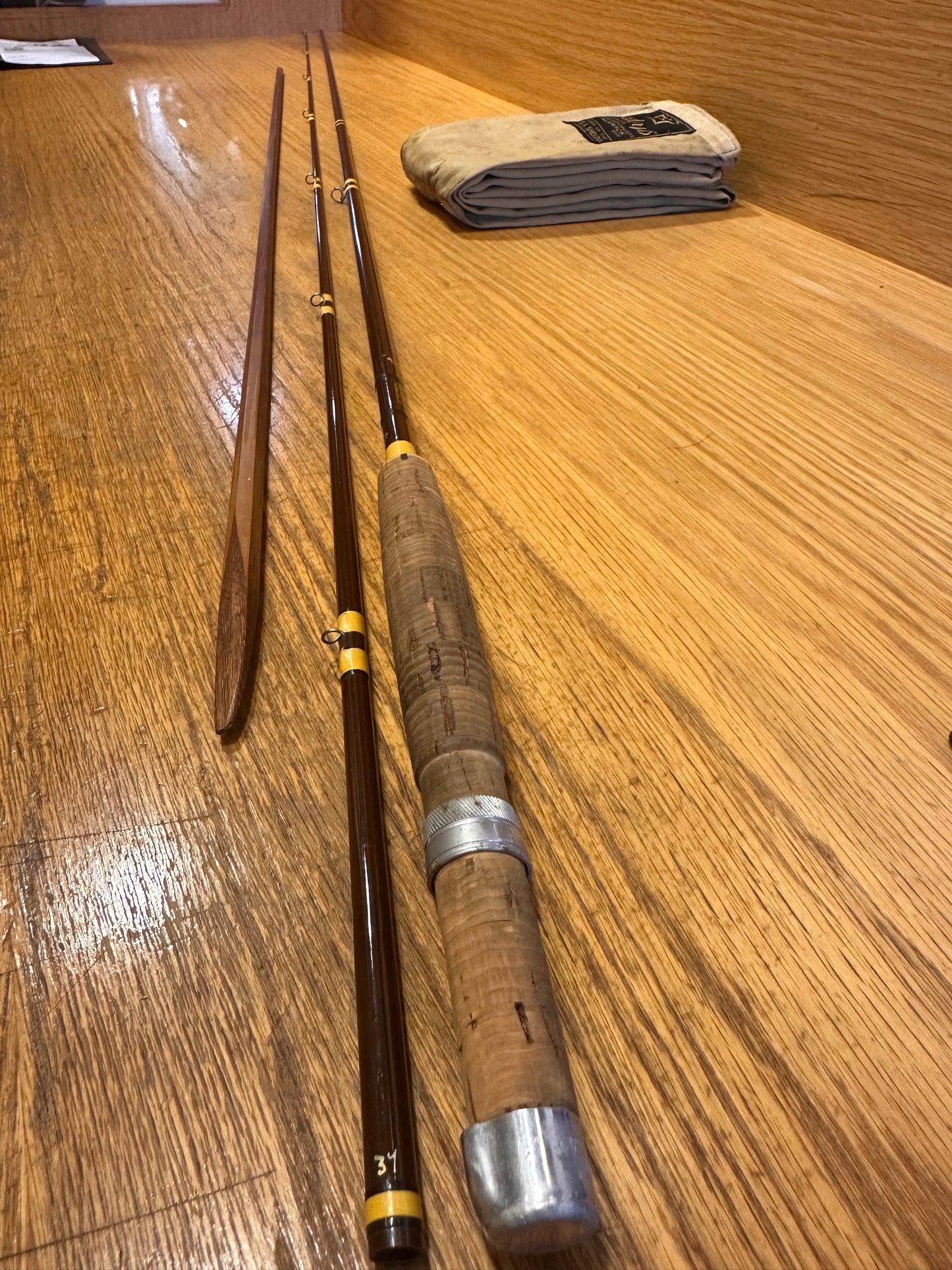 "RARE" Hardy Fibalite "Riccardi" – 7' #6 Trout Fly Rod