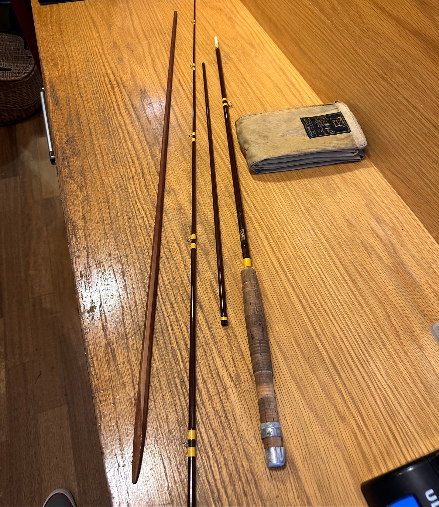 "RARE" Hardy Fibalite "Riccardi" – 7' #6 Trout Fly Rod