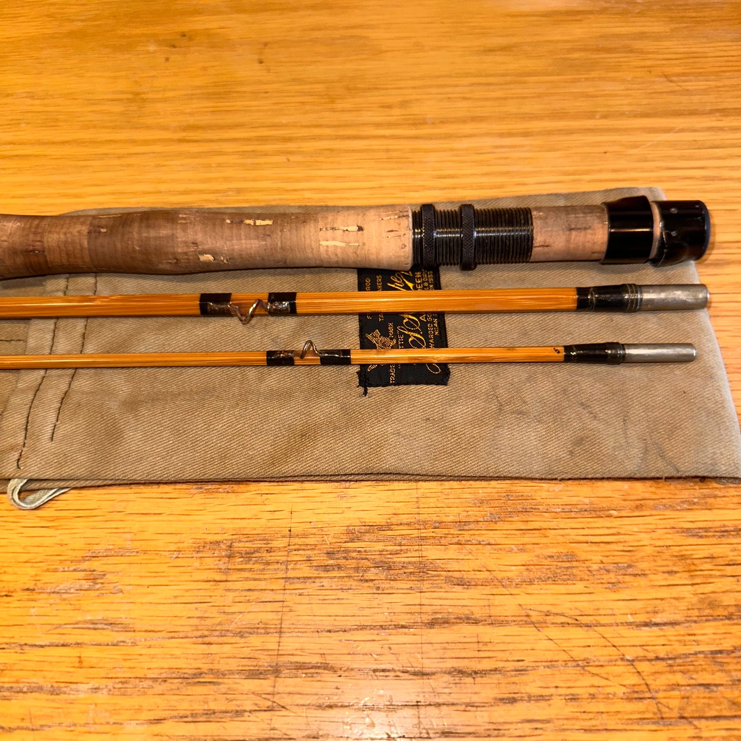 Norcro Fishing Tackle "The Crofter" Raphona Cane 9' #7 Fly Rod
