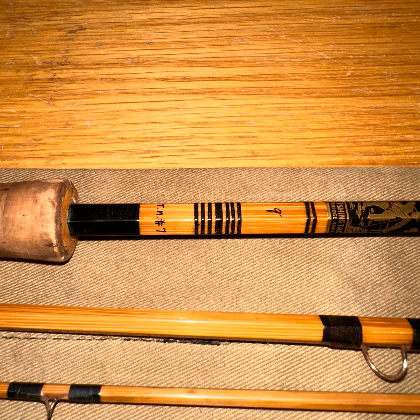 Norcro Fishing Tackle "The Crofter" Raphona Cane 9' #7 Fly Rod