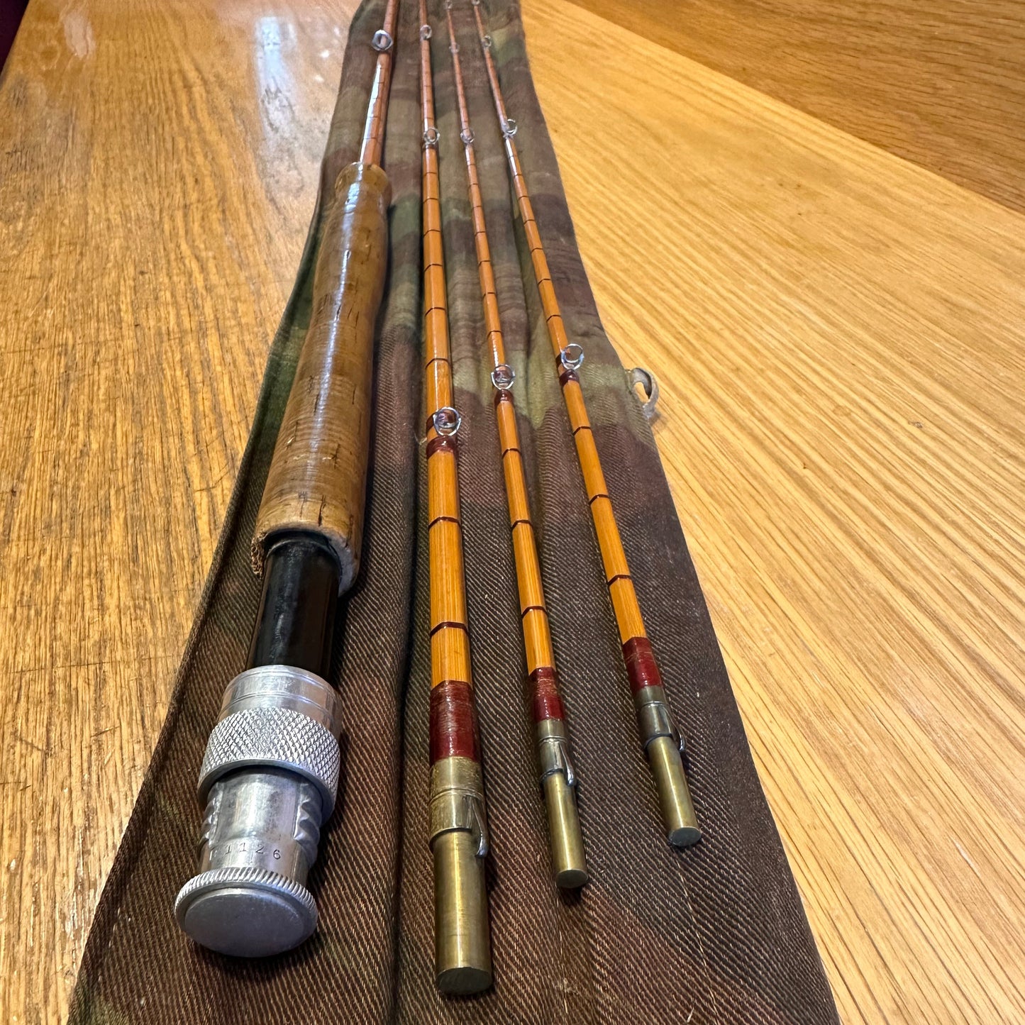 Vintage D. A. Dunn “Hillenrod” 11ft Split Cane Fly Rod – Edminston Bros. Alnwick