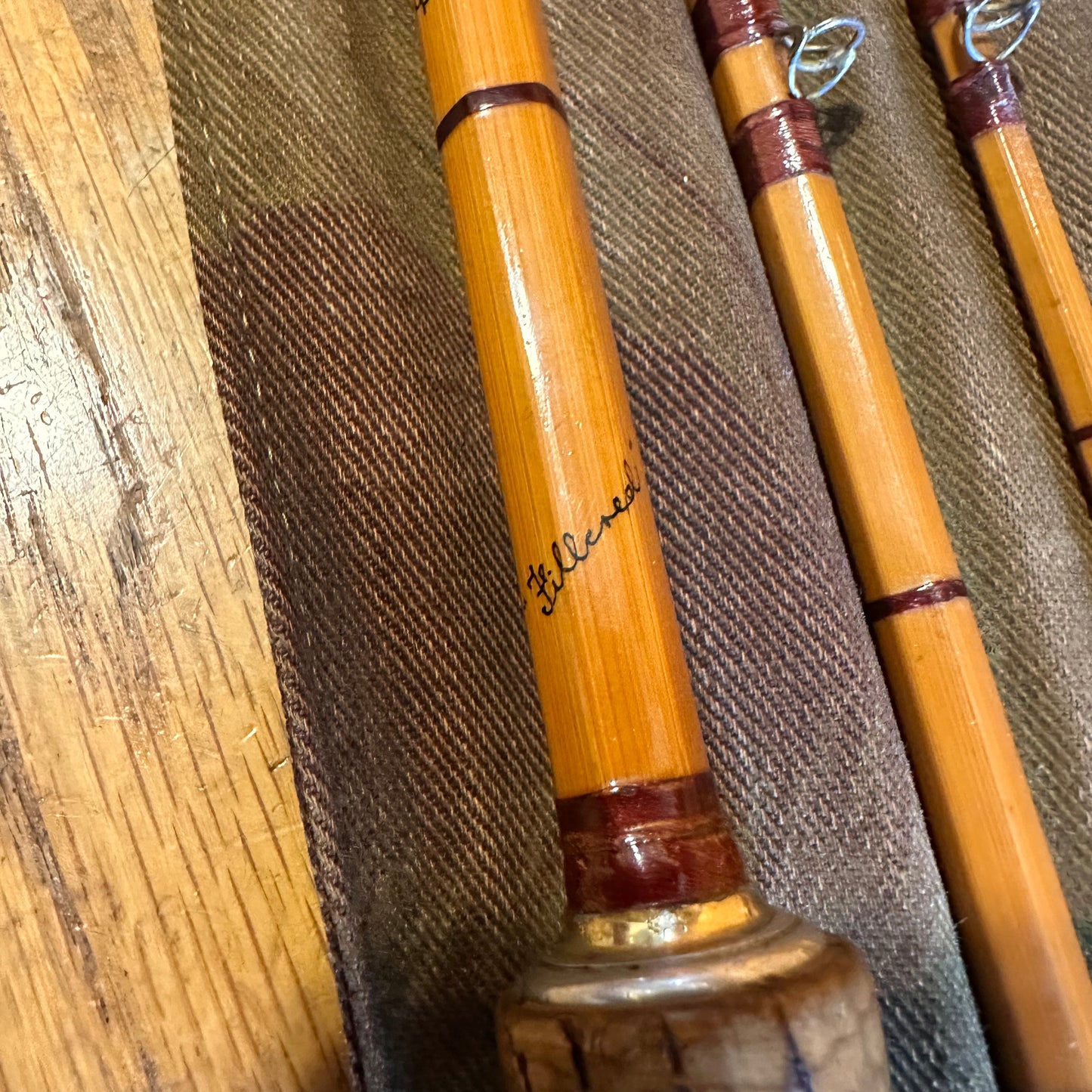 Vintage D. A. Dunn “Hillenrod” 11ft Split Cane Fly Rod – Edminston Bros. Alnwick