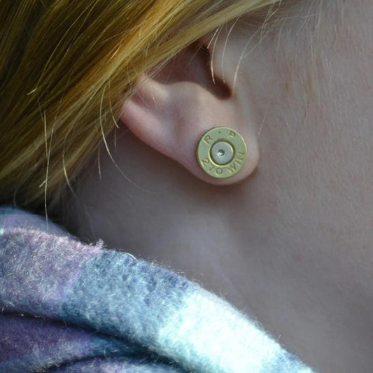 J Boult Designs - Bullet Stud Earrings-Gamefish