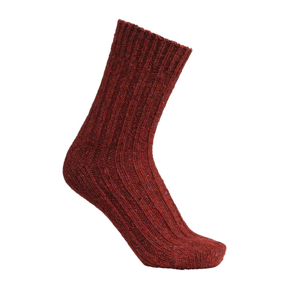 Laksen Firenze Wool Comfy Sock - Bordeaux-Gamefish