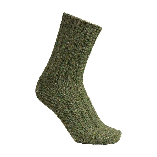 Laksen Firenze Wool Comfy Sock - Olive-Gamefish