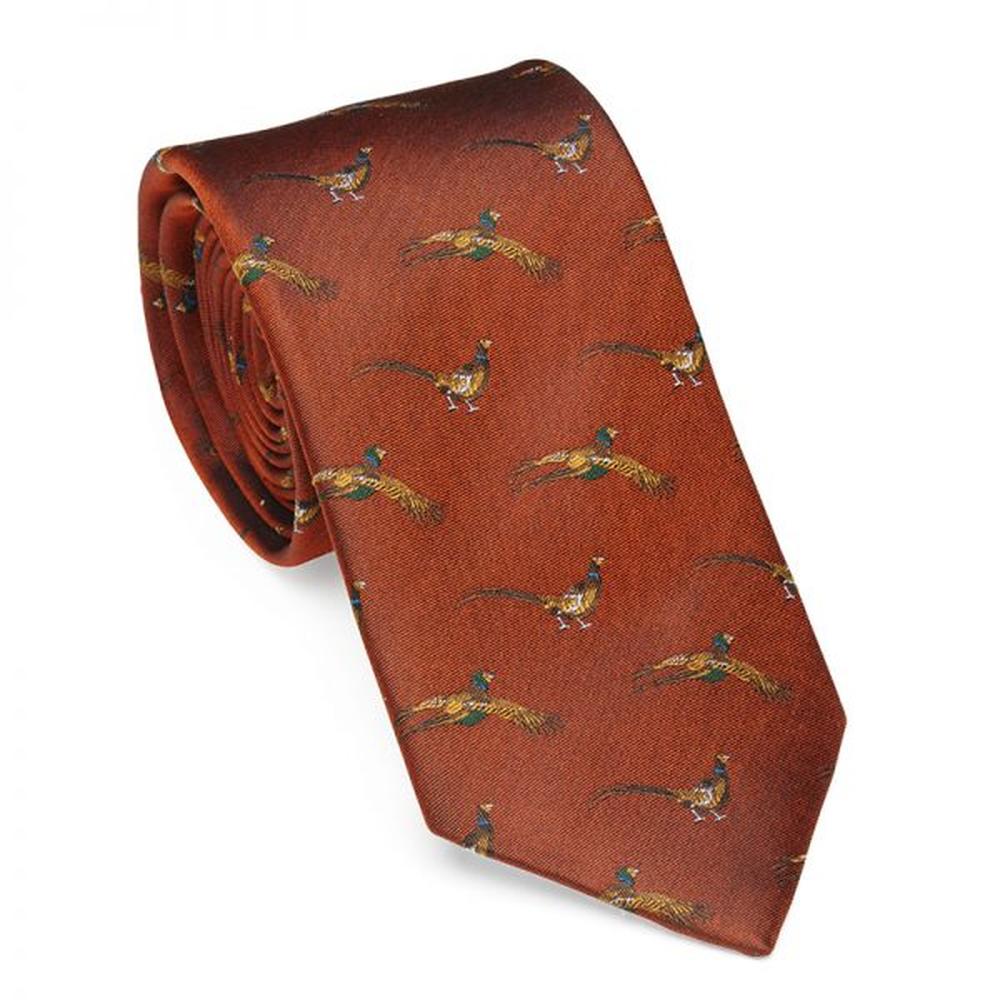Laksen Pheasant Silk Ties-Gamefish