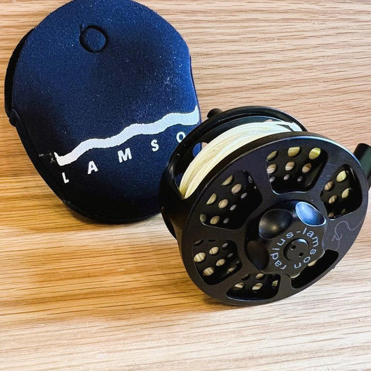 Hardy Golden Prince 5/6 Fly Reel Color Black Used From Japan