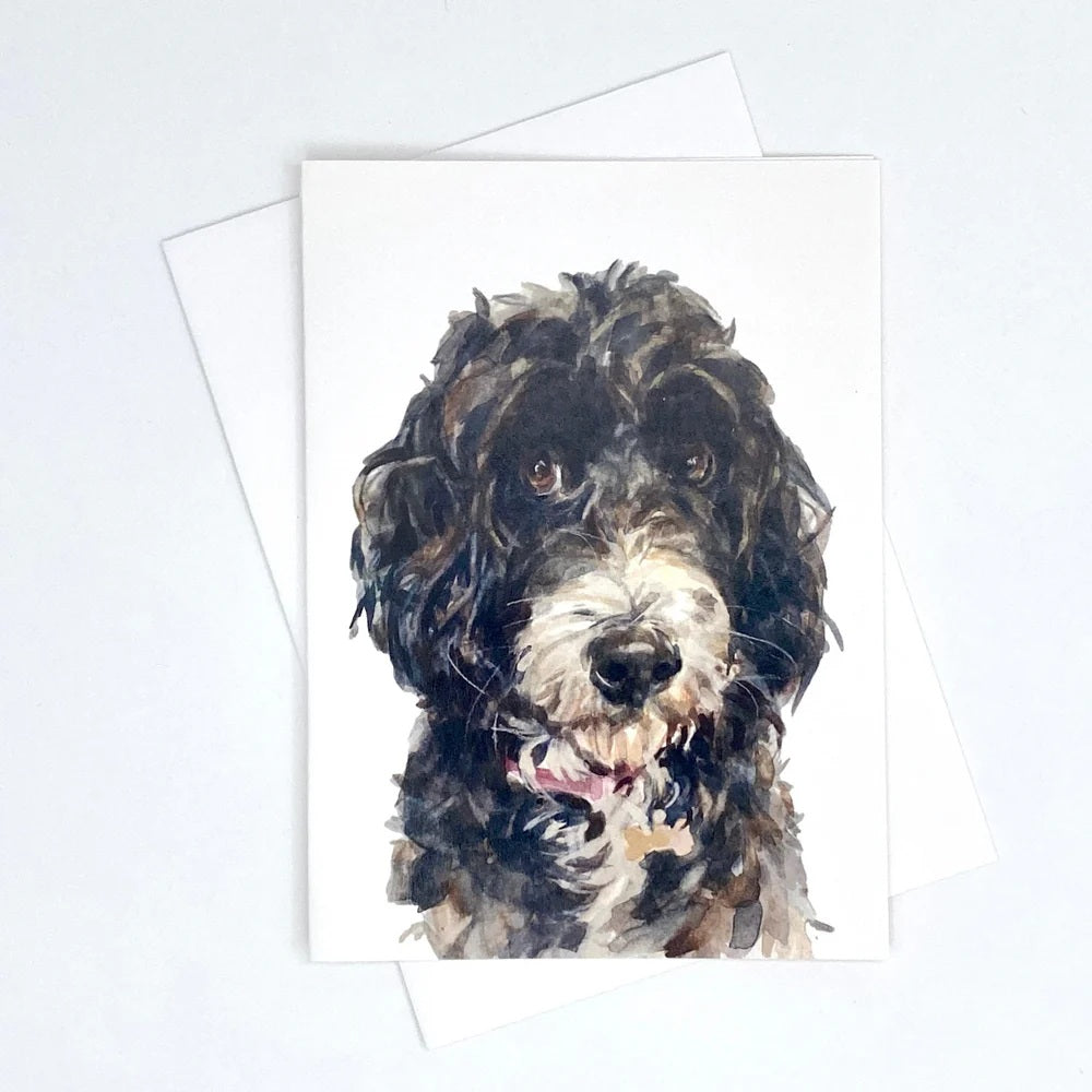 Nora the Cockapoo - Greetings Card-Gamefish