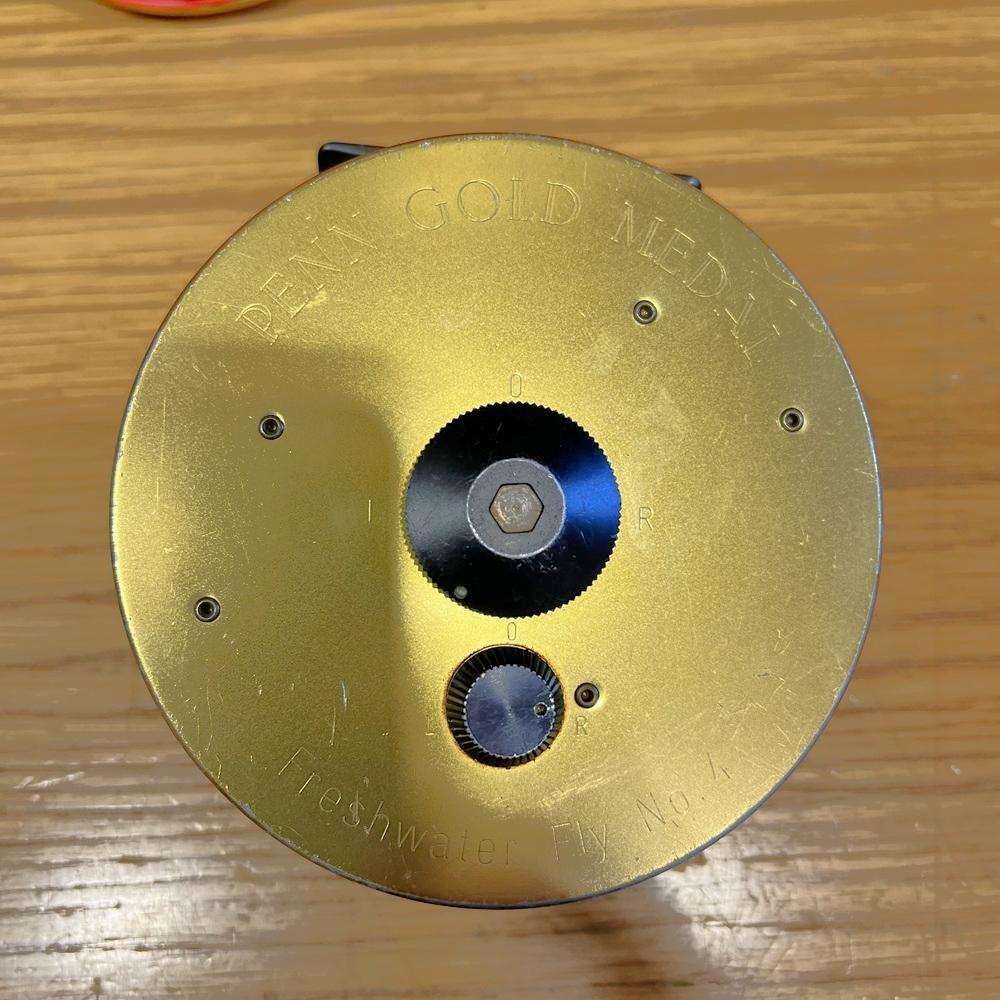 Penn Gold Medal Freshwater No 4 Salmon Fly Reel & Spare Spool-Gamefish