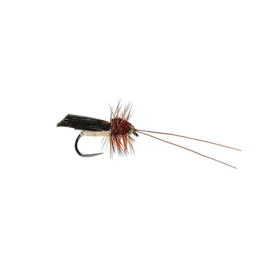 Red Micro Caddis Barbless Dry Fly-Gamefish