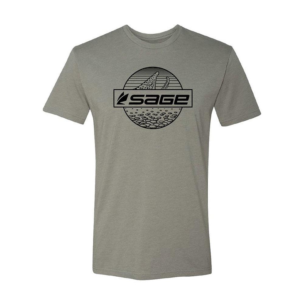 Sage Rising Brown T-Shirt-Gamefish