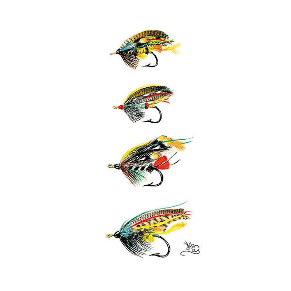 Salmon Flies 3 Cards-Gamefish