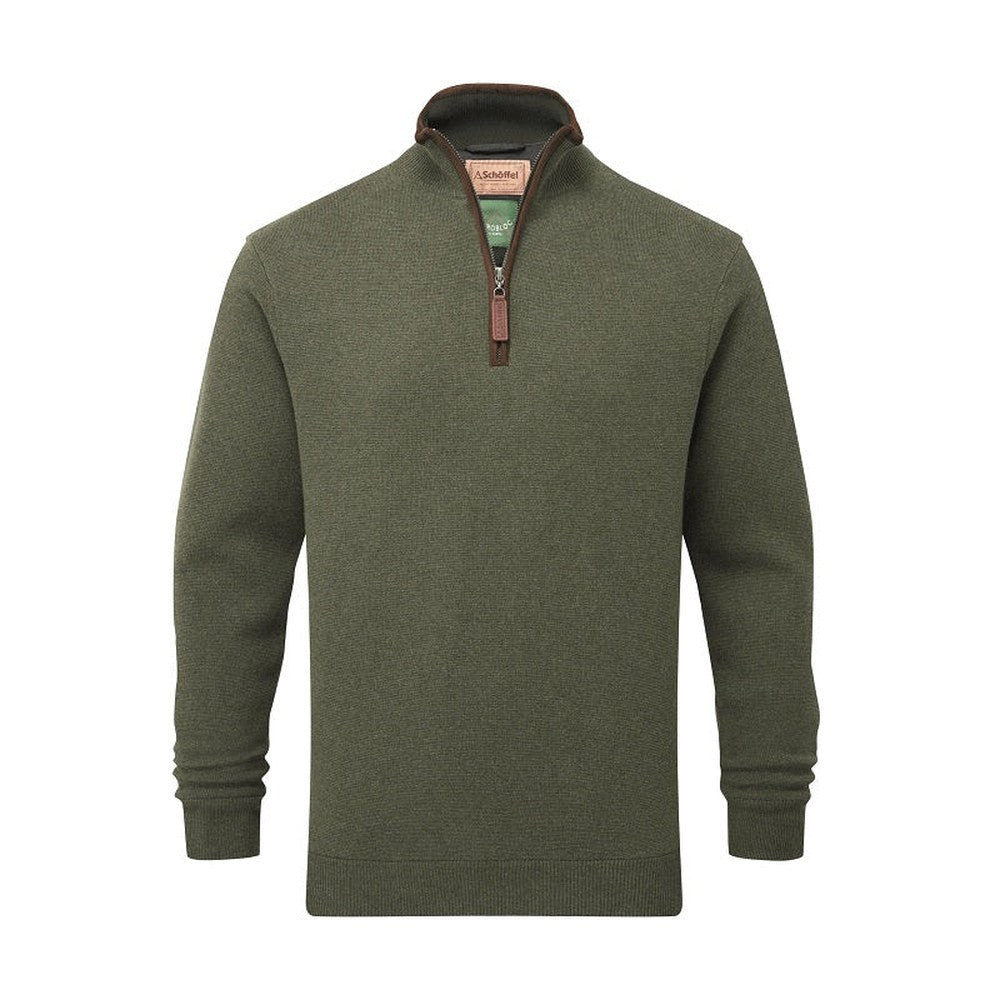 Schoffel Angus Aerobloc Quarter Zip - Woodland-Gamefish