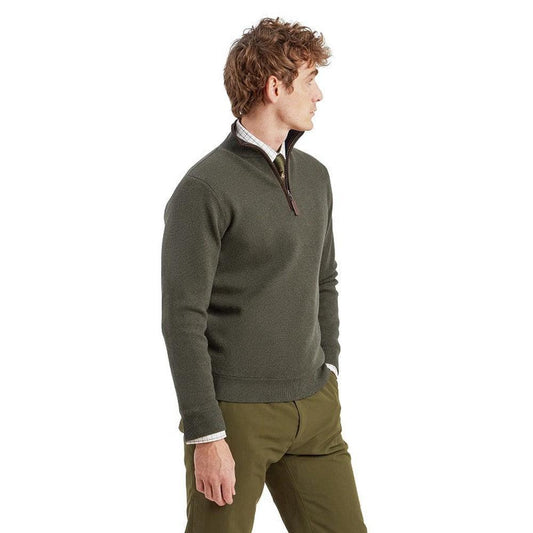 Schoffel Angus Aerobloc Quarter Zip - Woodland-Gamefish