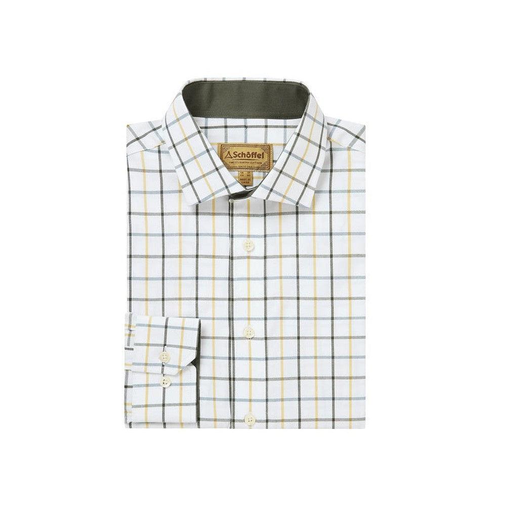 Schoffel Baconsthorpe Tailored Shirt - Woodland Check-Gamefish