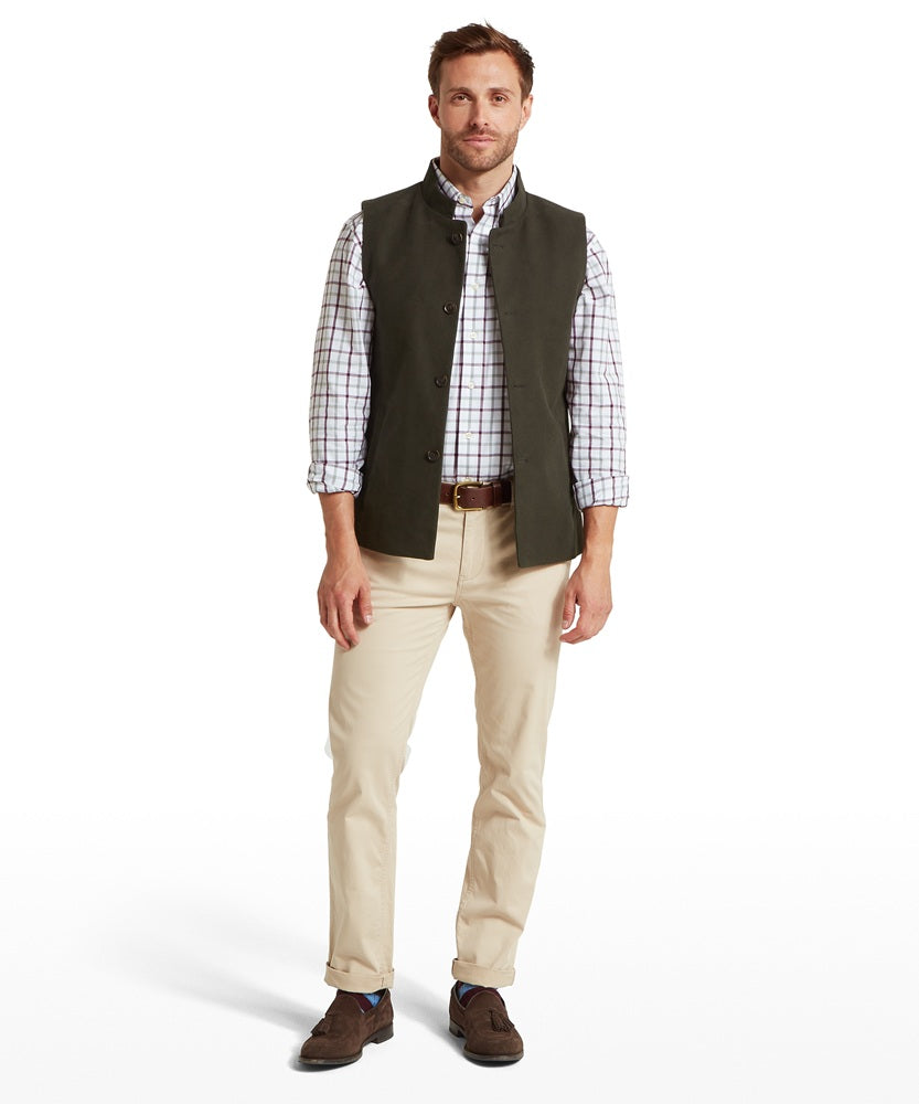Schoffel Barnsdale Nehru Waistcoat - Forest