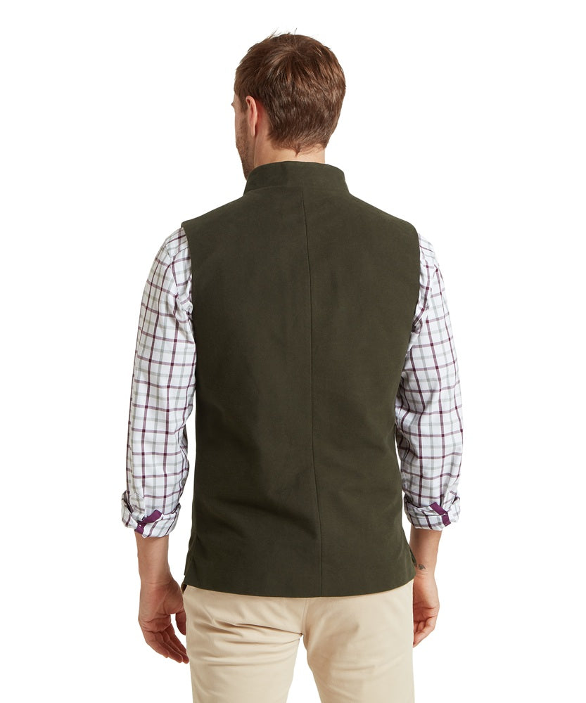 Schoffel Barnsdale Nehru Waistcoat - Forest