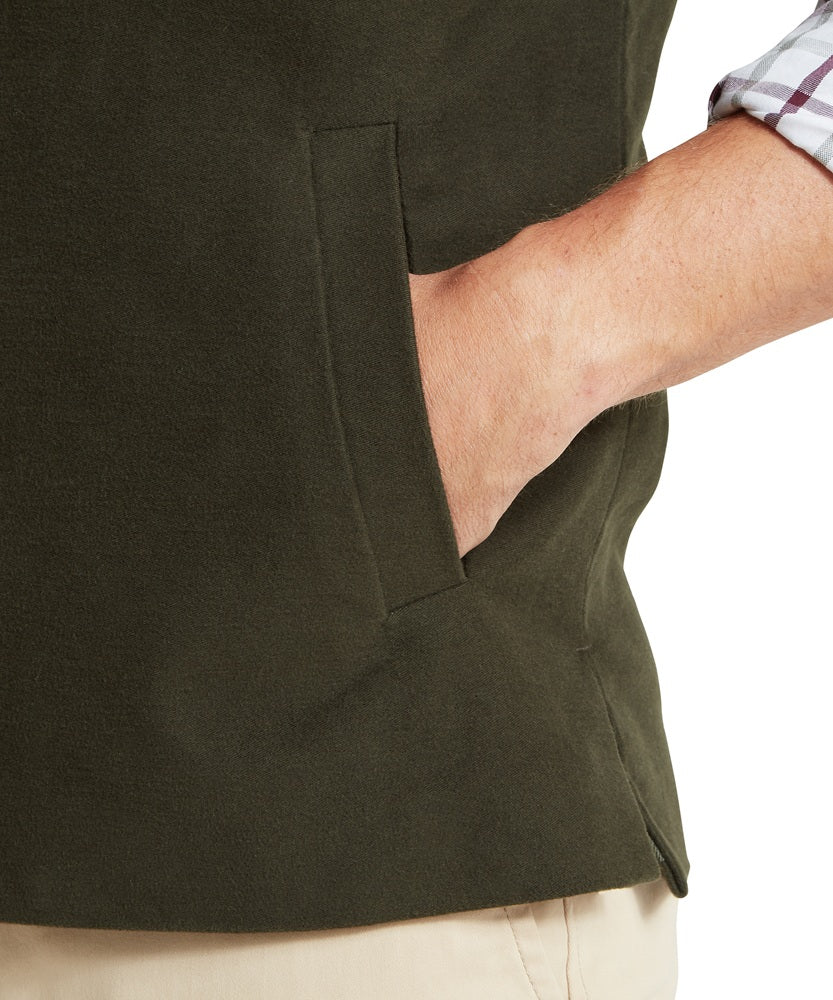 Schoffel Barnsdale Nehru Waistcoat - Forest