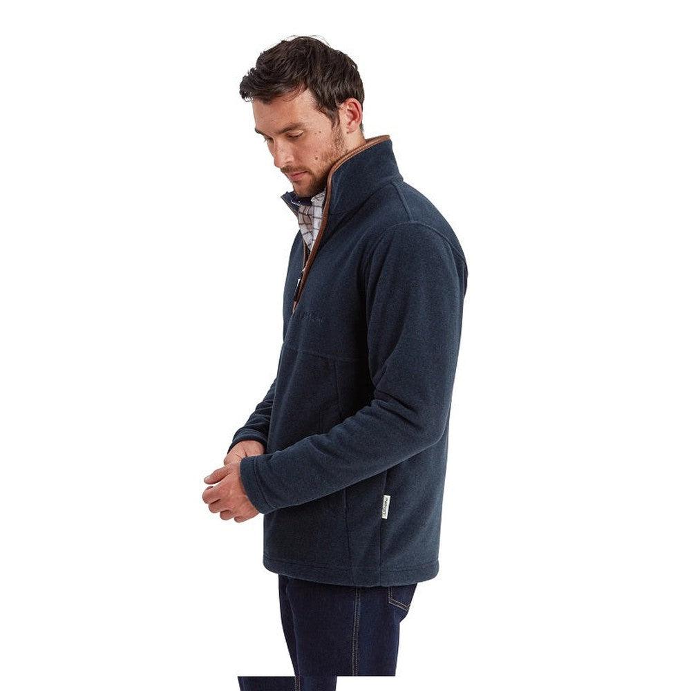 Schoffel Berkeley Quarter Zip Fleece - Petrol Blue-Gamefish