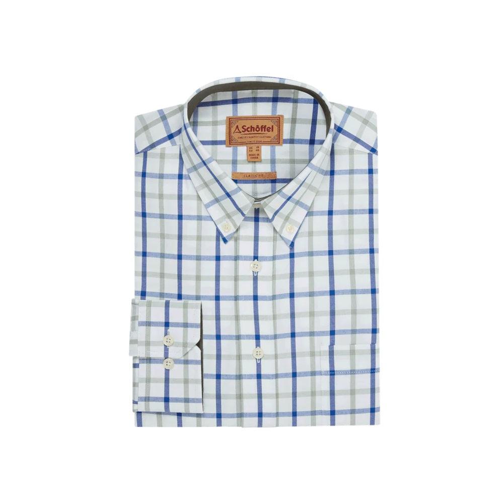 Schoffel Brancaster Classic Shirt - Moss Check-Gamefish