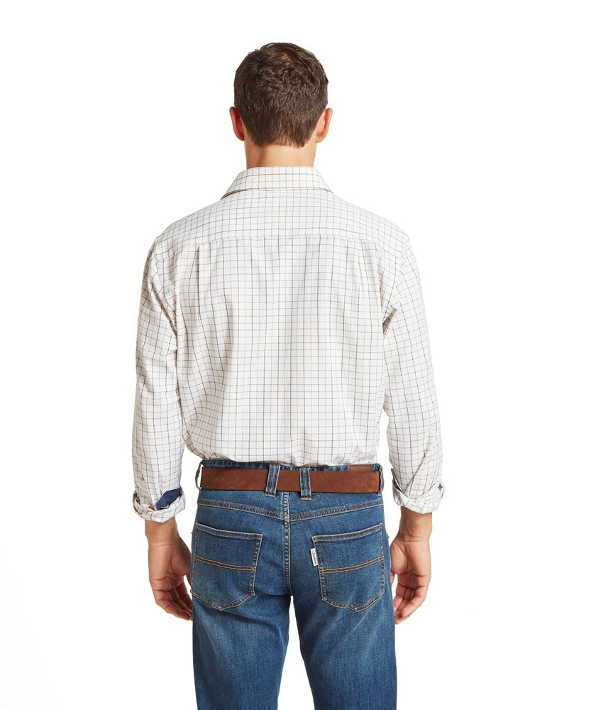 Schoffel Burnham Tattersall Classic Shirt - Blueberry Tattersall-Gamefish