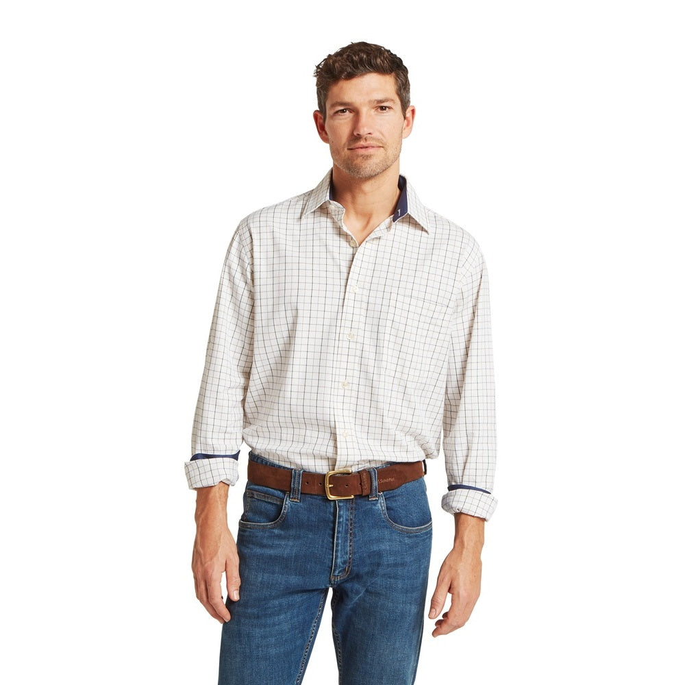 Schoffel Burnham Tattersall Classic Shirt - Blueberry Tattersall-Gamefish