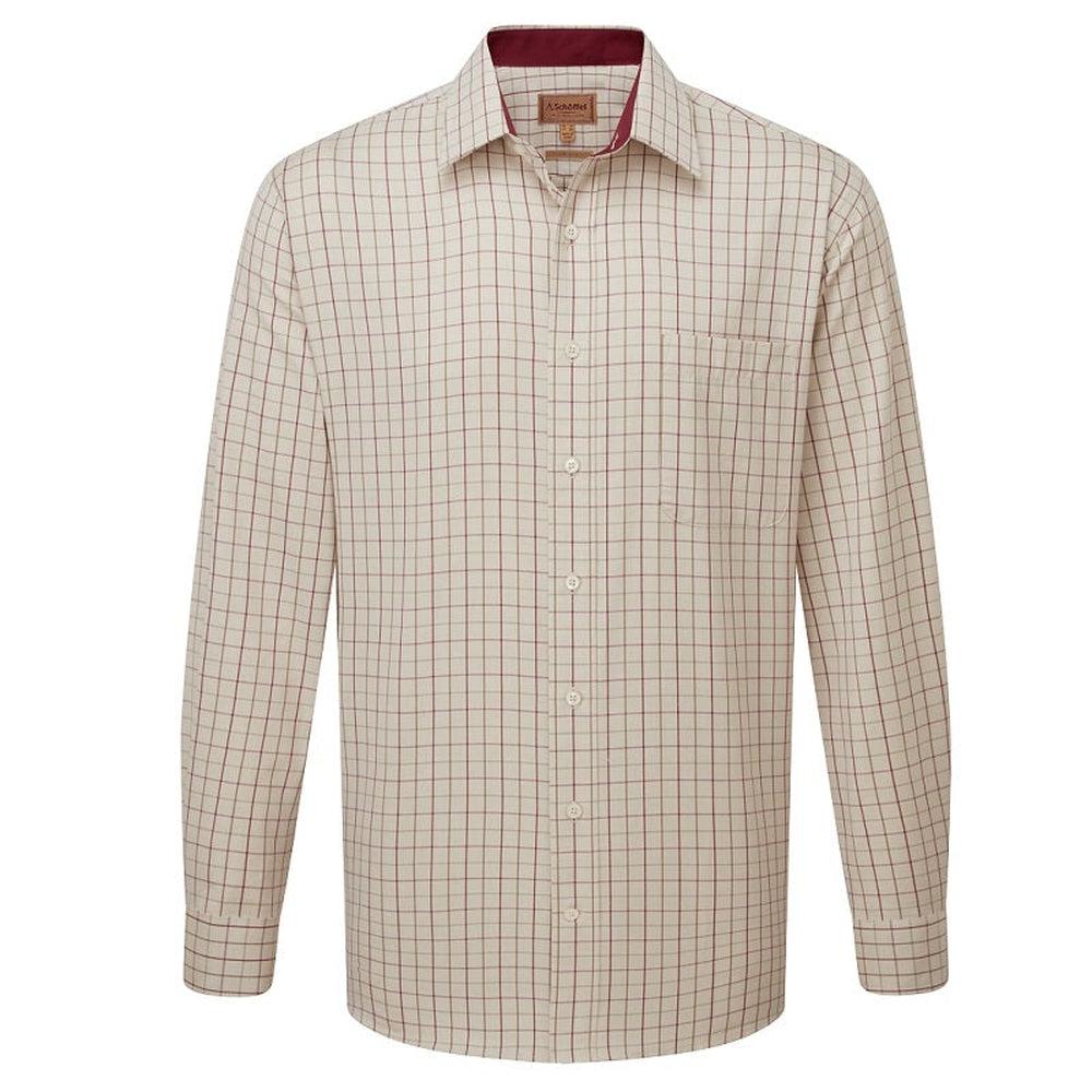 Schoffel Burnham Tattersall Classic Shirt Damson Check-Gamefish