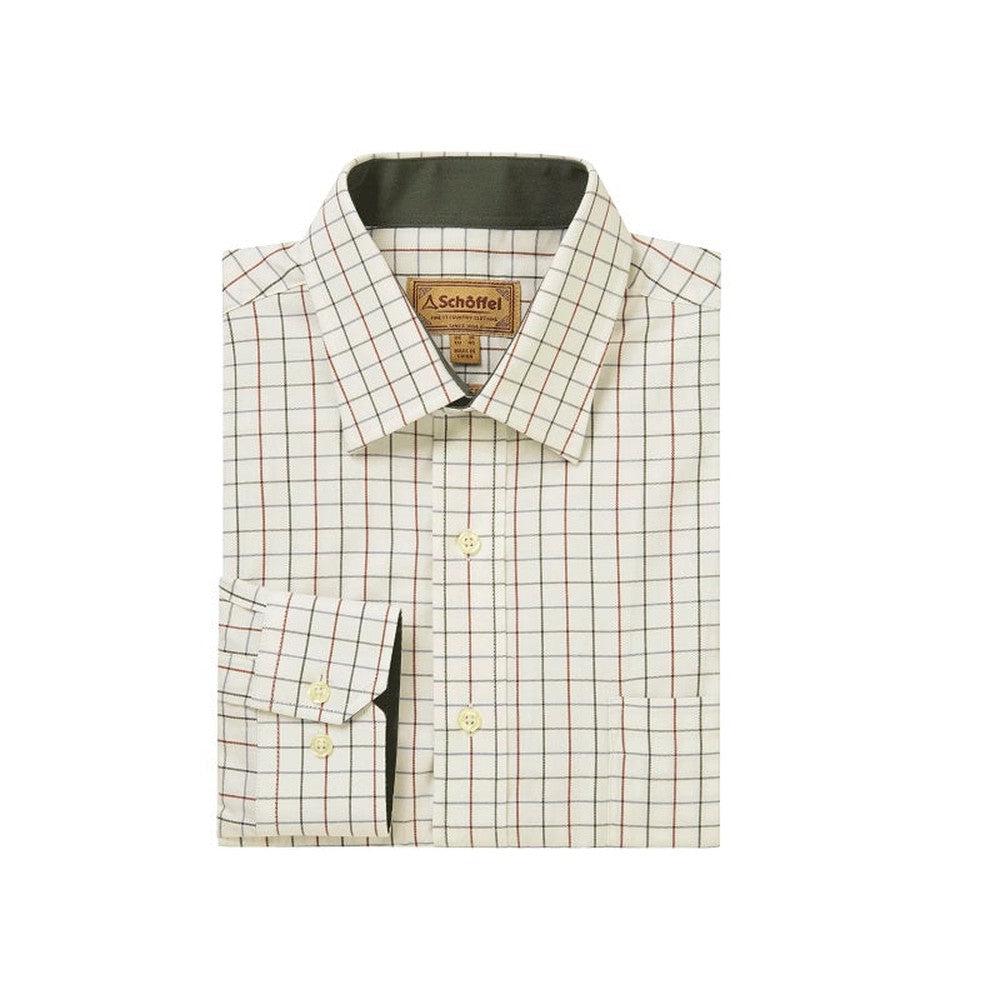 Schoffel Burnham Tattersall Classic Shirt - Woodland Tattersall-Gamefish