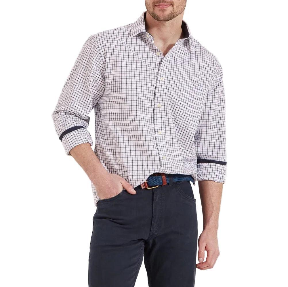 Schoffel Cambridge Classic Shirt - Dark Navy-Gamefish