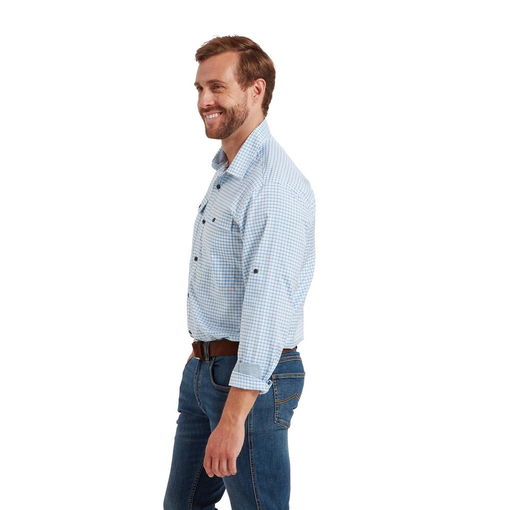 Schoffel Findhorn Technical Fishing -Mykonos Blue Check-Gamefish