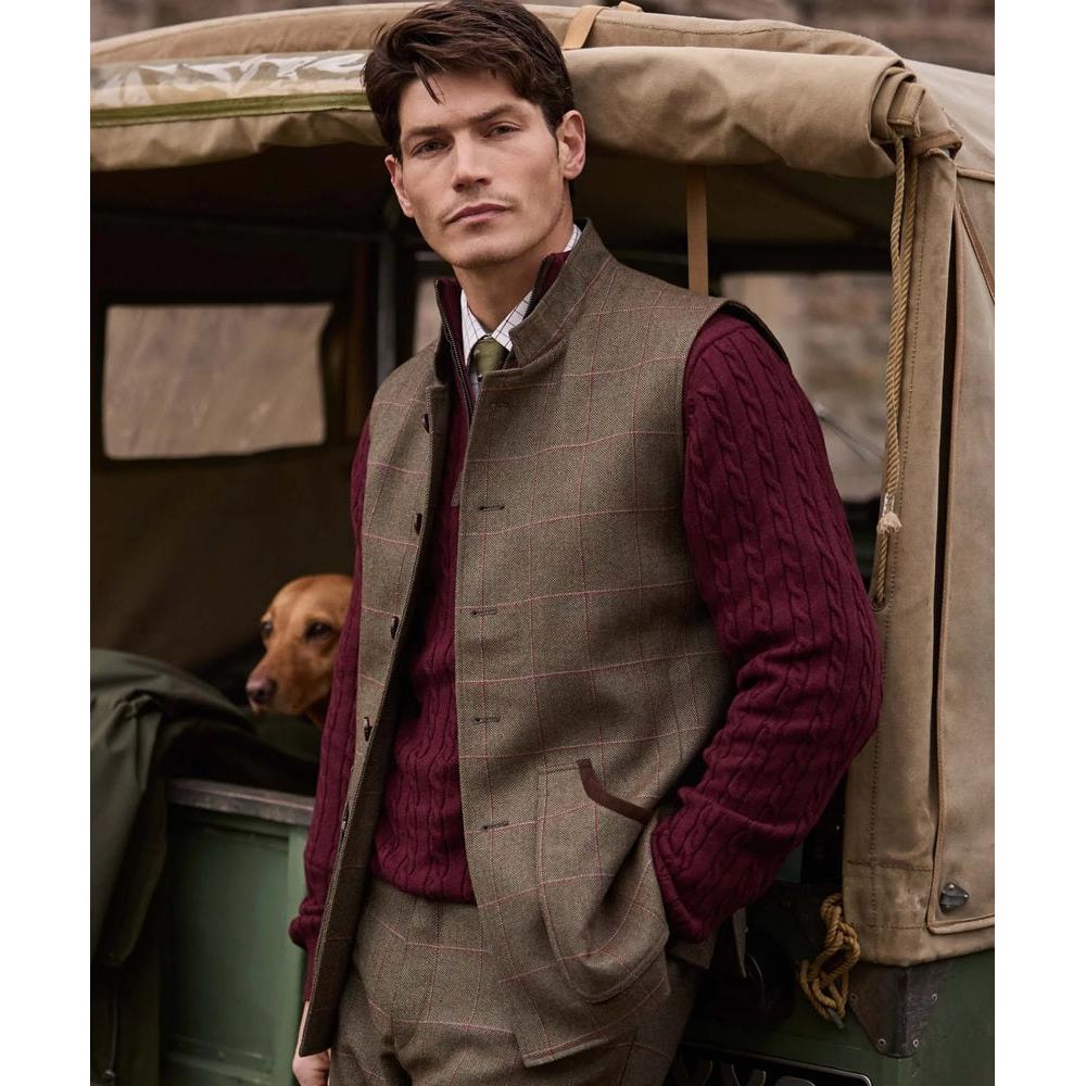 Schoffel Holcot Tweed Waistcoat-Gamefish