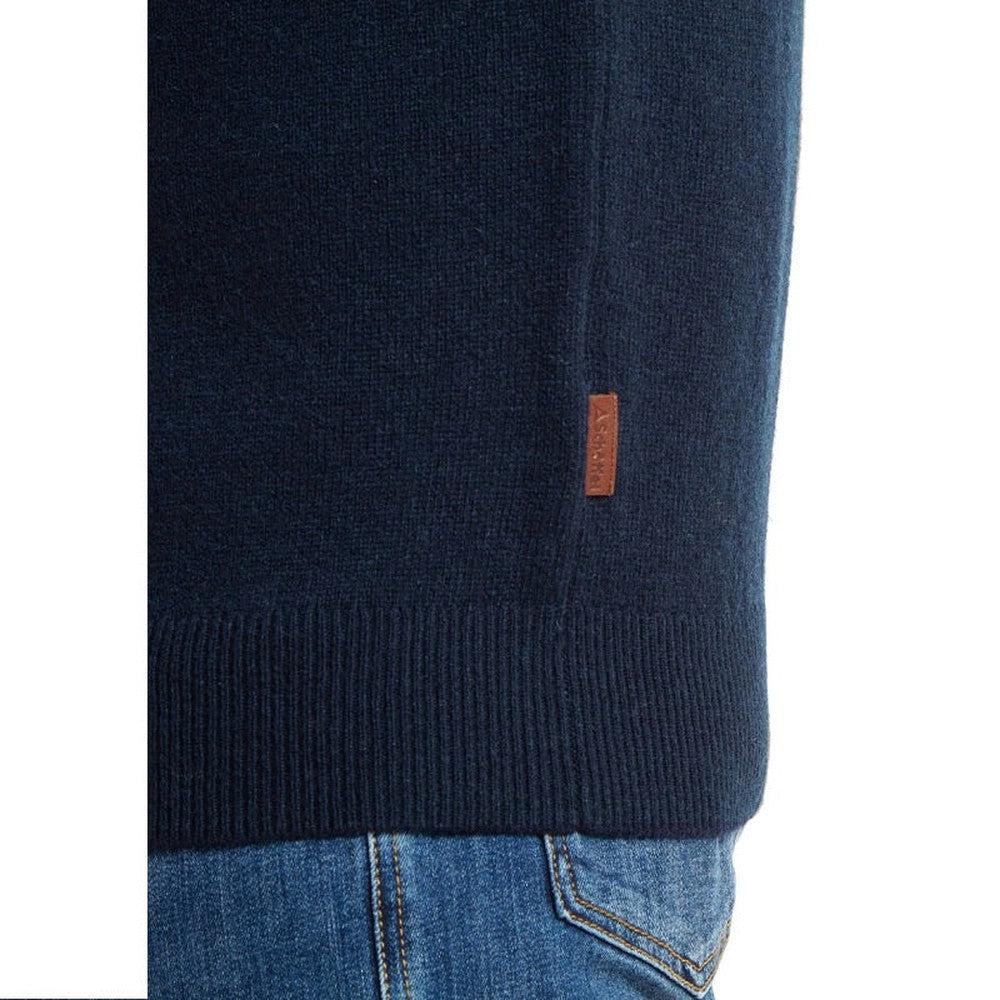 Schoffel Lambswool Crew Neck Jumper - Navy-Gamefish