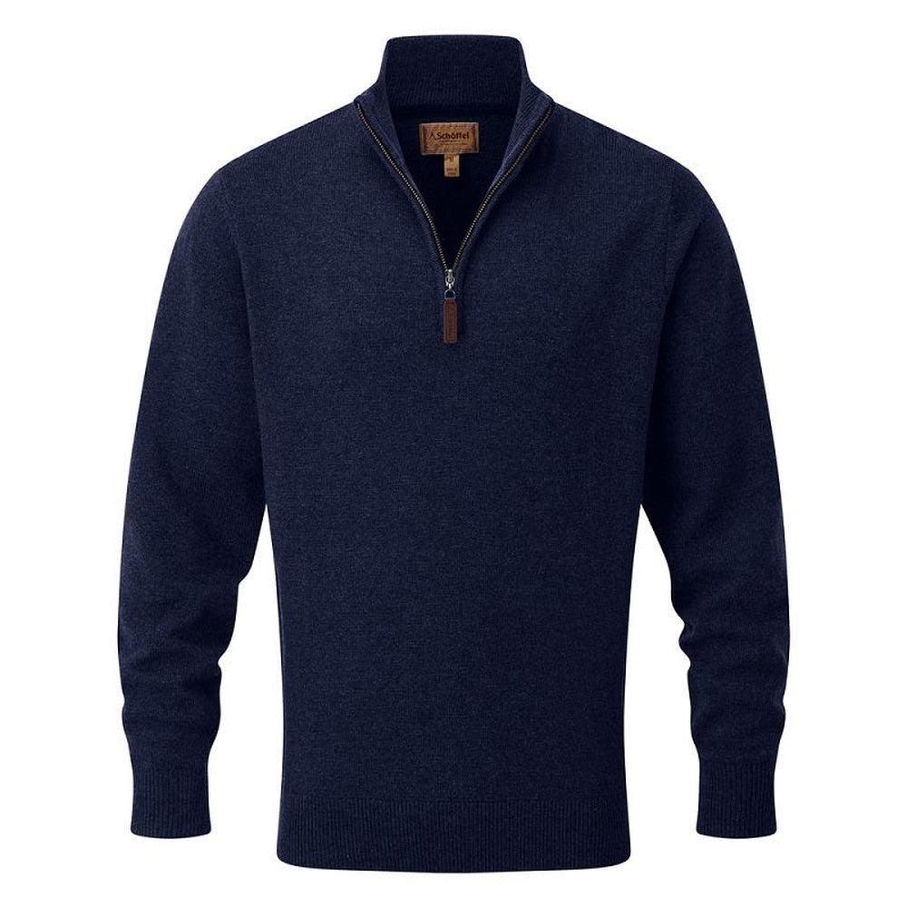 Schoffel Lambswool 1/4 Zip Jumper-Gamefish