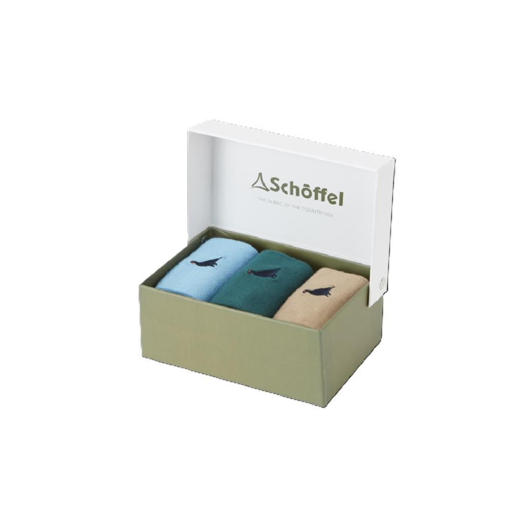 Schoffel Men's Bamboo Sock (Box Of 3)-Gamefish