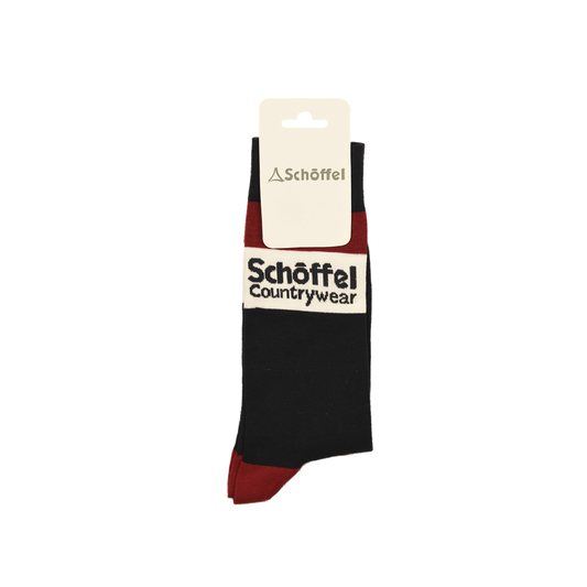 Schoffel Men's Cotton Socks Bordeaux Heritage-Gamefish