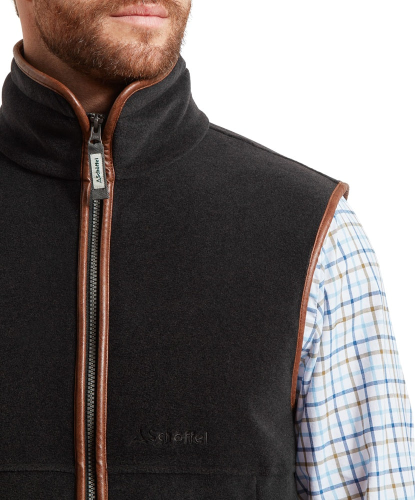 Schoffel Oakham Fleece Gilet - Gunmetal-Gamefish