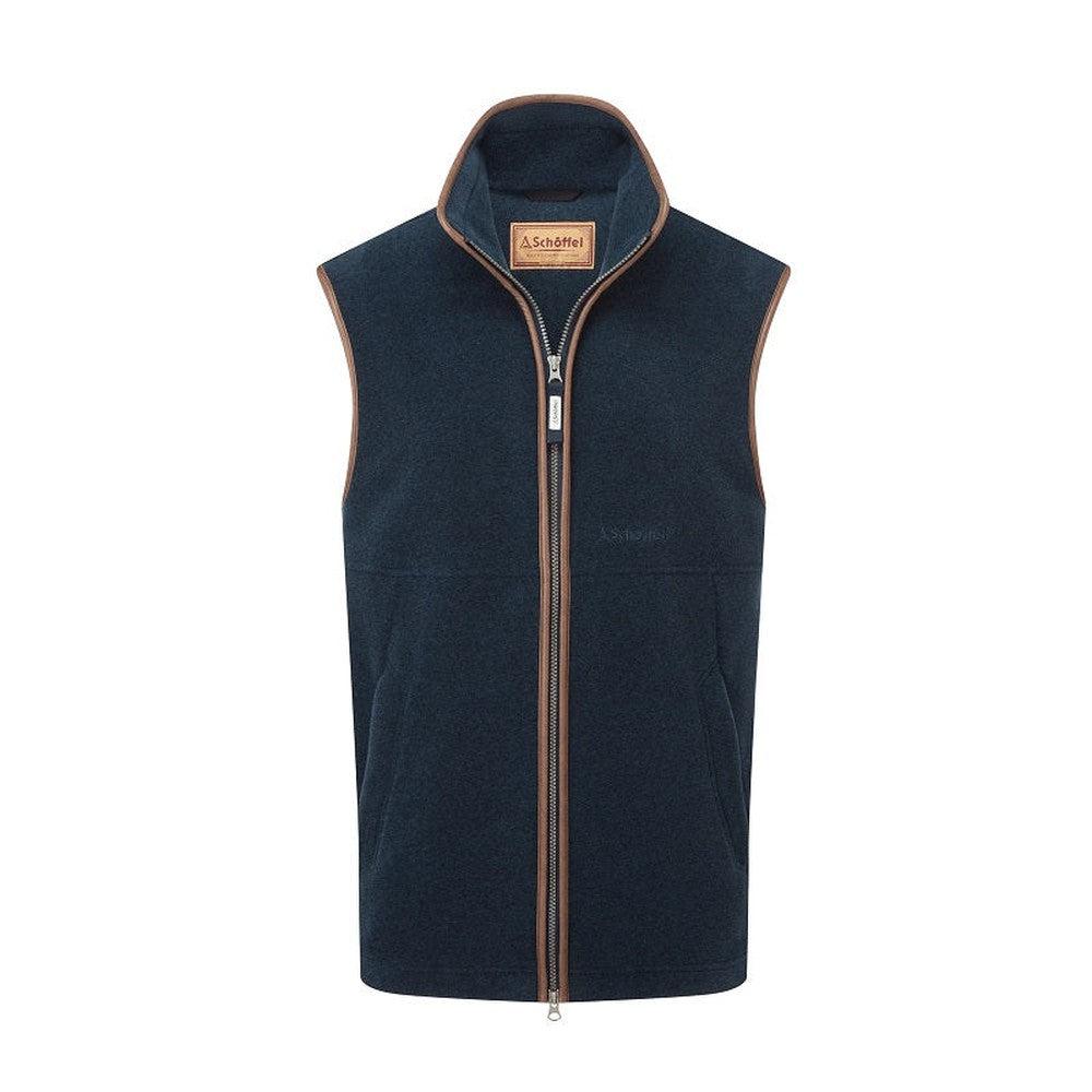 Schoffel Oakham Fleece Gilet - Petrol Blue-Gamefish