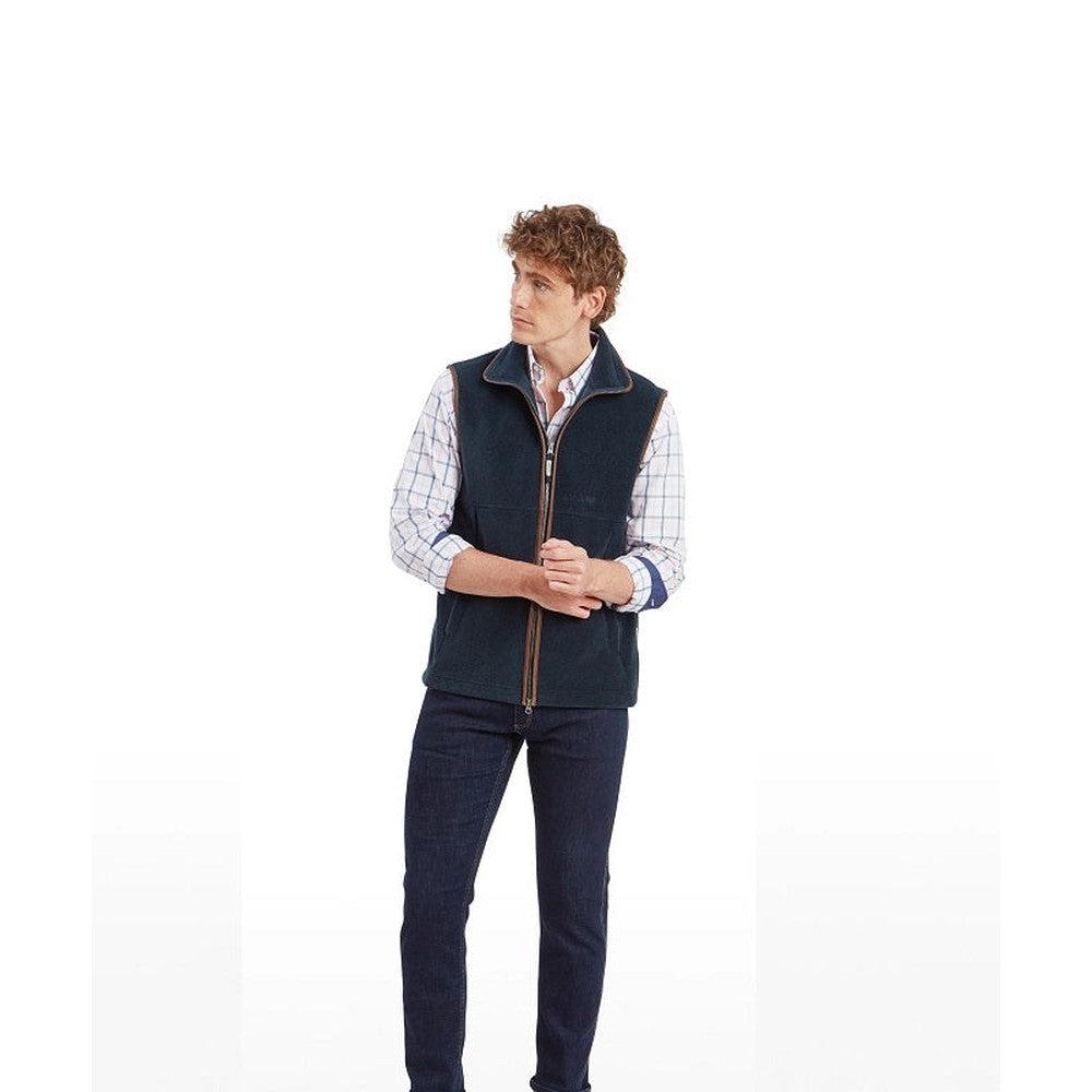 Schoffel Oakham Fleece Gilet - Petrol Blue-Gamefish