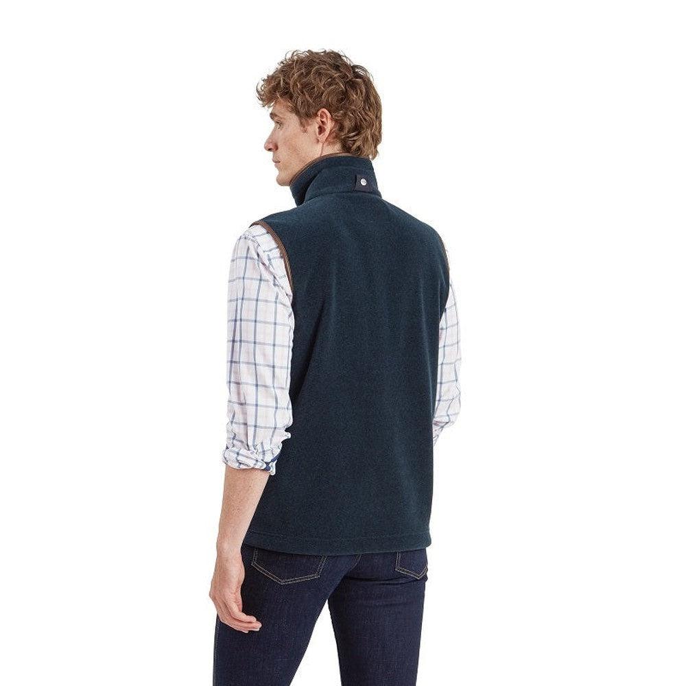 Schoffel Oakham Fleece Gilet - Petrol Blue-Gamefish