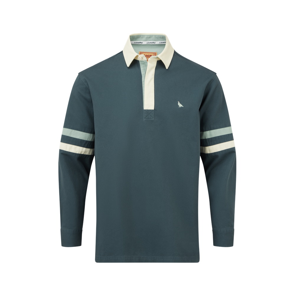 Schoffel Truro Deck Shirt - Deep Ocean Blue-Gamefish