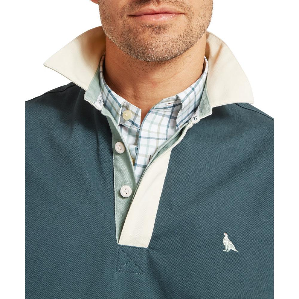 Schoffel Truro Deck Shirt - Deep Ocean Blue-Gamefish