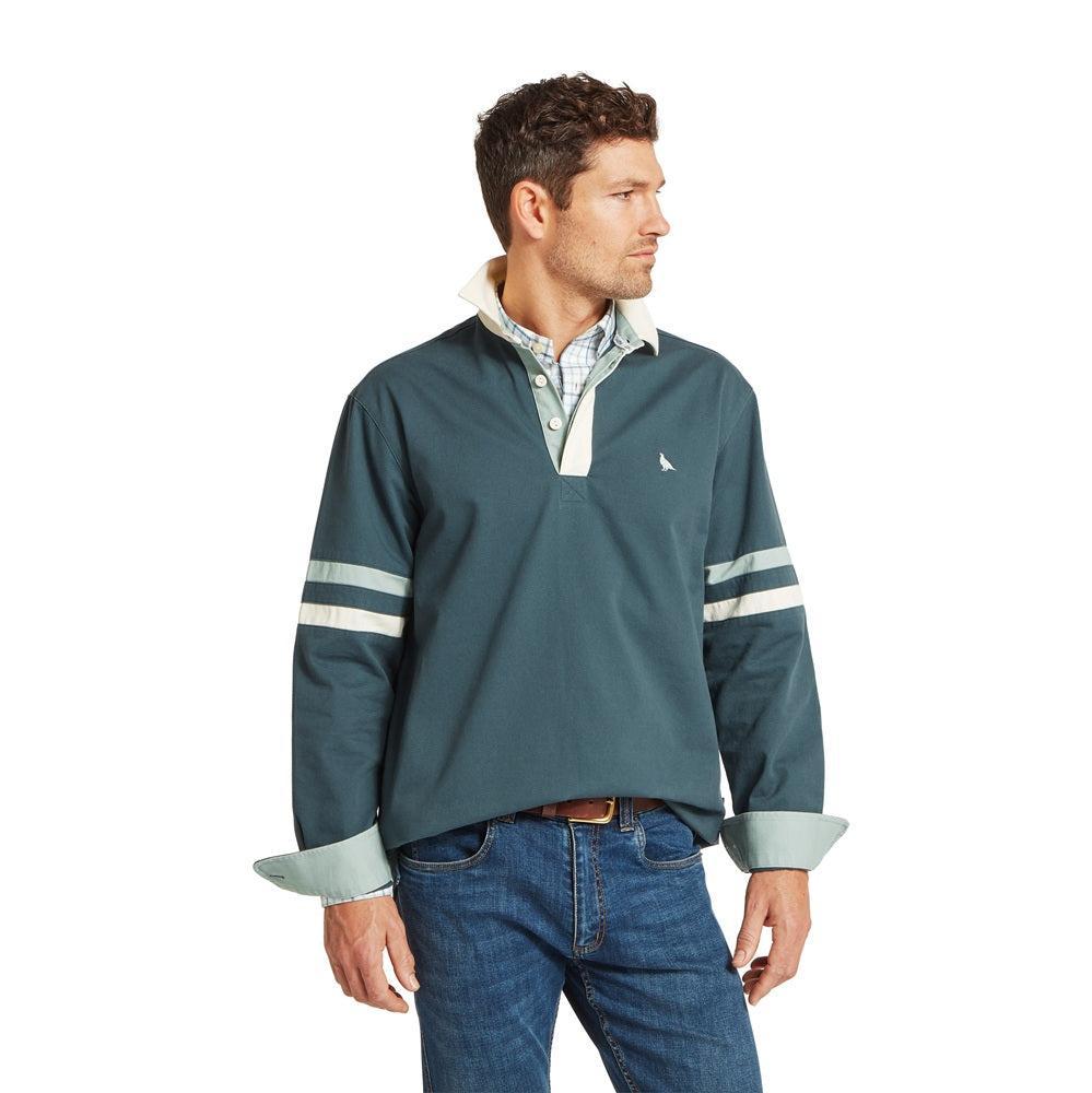 Schoffel Truro Deck Shirt - Deep Ocean Blue-Gamefish