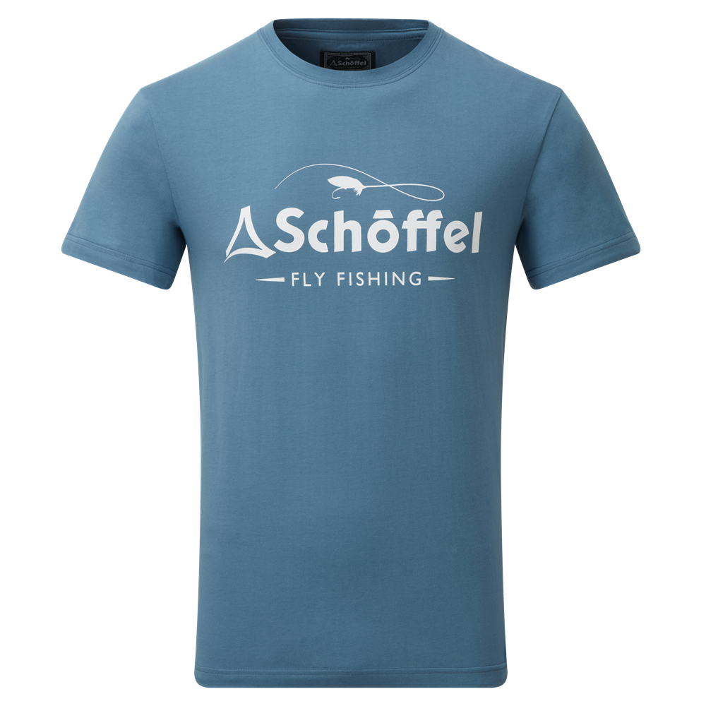 Schoffel Tyne T-Shirt - River Blue-Gamefish
