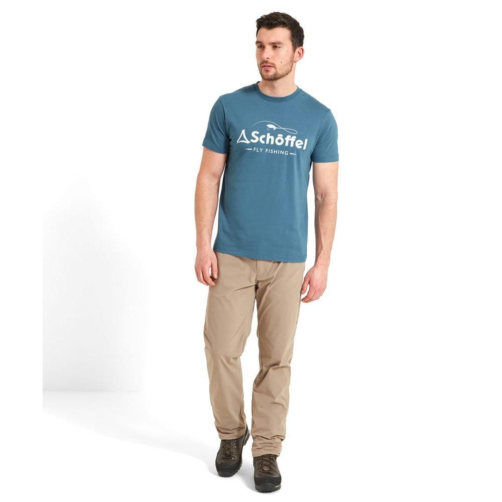 Schoffel Tyne T-Shirt - River Blue-Gamefish
