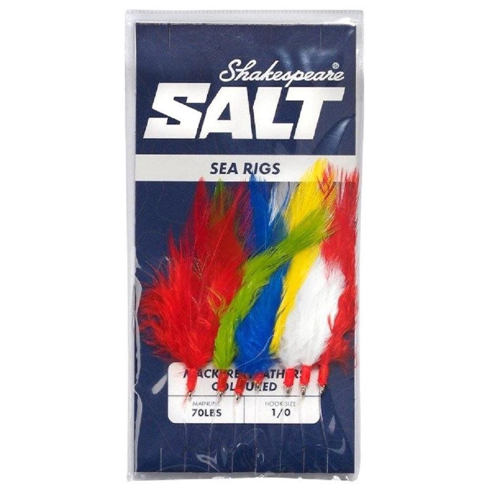 Shakespeare Salt Mackerel Rigs Coloured-Gamefish
